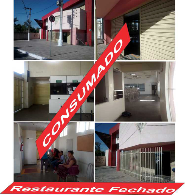 FATO CONSUMADO: Restaurante Popular fechou as portas ontem (30/6) restaurante fechado2
